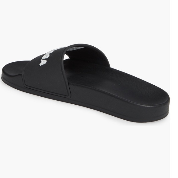 ✨BALENCIAGA “ICONIC” BLACK ( POOL ) SLIDES ✨ CLOSET STAPLE - Picture 3 of 12